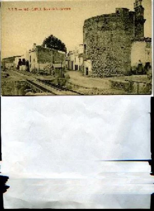POSTAL CANET ATV. 1102 torre de la carretera, ed Angel Toldrá Viazó años 20 ,, CATALUÑA