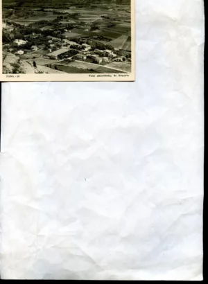 POSTAL TONA (BARCELONA) 19- vista panoramica de Roqueta, sin edición, circulada 1954