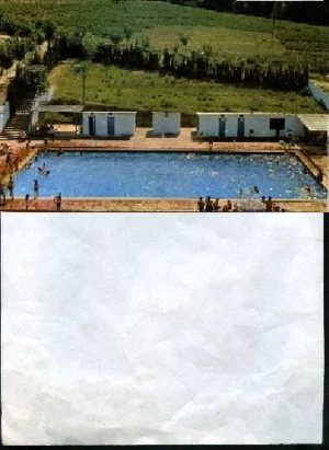POSTAL GELIDA 107 la piscina, exclusivas LLOPIS, sin escribir