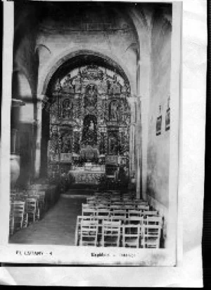 POSTAL EL ESTANY 4 esglesia interior