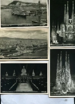 11 POSTALES de Barcelona , edición de Zerkowitz años 60