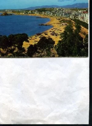 POSTAL BAGUR, 156,COSTA BRAVA ,Albergue del S.E.U., edición escrita