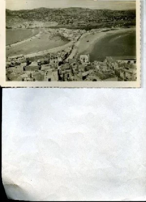 POSTAL PEÑISCOLA barrio de las playas, ed Comas Aldea, años 50 sin circular