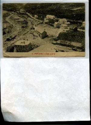 POSTAL ARAÑONES (HUESCA) vista general, ed PH, escrita 1917