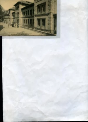 POSTAL BAÑOS DE BUSOT (ALICANTE) fachada del gran Hotel Miramar, edición Hauser y Menet, c.a. 1910 sin escribir