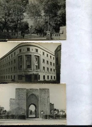 3 POSTALES CIUDAD REAL foto Salas años 50 dentadas