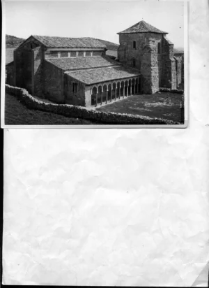 POSTAL LEON, ed. FOTO EXAKTA-LEON nº 216 san Miguel de Escalada- vista exterior ,,, sin escribir, c.a. 1960, 14,5x 10,50 cm.