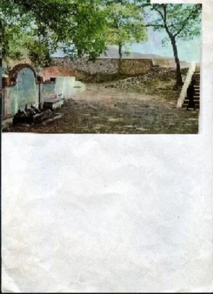 POSTAL CHERA (VALENCIA) 4, fuente del barrio , edición DURA VELASCO,sin escribir