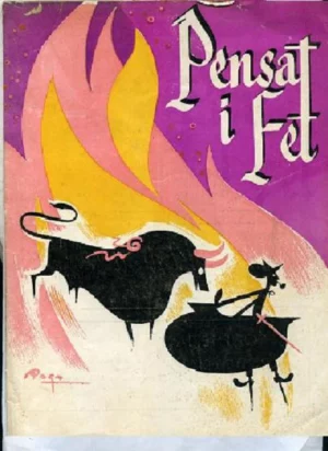 LLIBRET FALLERO PENSAT Y FET nº 46, Valencia març 1956 , 12x 17 cm