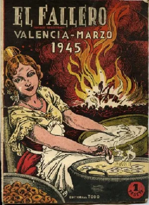 EL FALLERO nº 5, marzo de 1945, editorial TODO, 17,50x 25 cm.