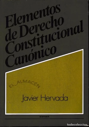 ELEMENTOS DE DERECHO CONSTITUCIONAL CANONICO