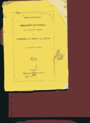 RELACIÓN HISTORICA DE LOS SANTUARIOS CELEBRES DE COVADONGA, EL BREZO Y LA SALETA