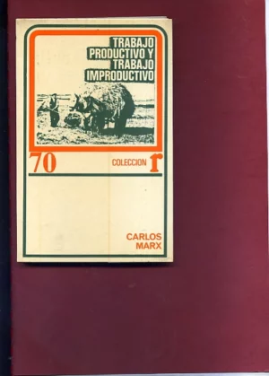 TRABAJO PRODUCTIVO Y TRABAJO IMPRODUCTIVO