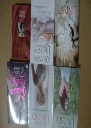 5 novelas de JOHANNA LINDSEY: paraiso salvaje, no traiciones a mi corazon, la furia del amor, las reglas de la pasion, una propuesta escandalosa,
