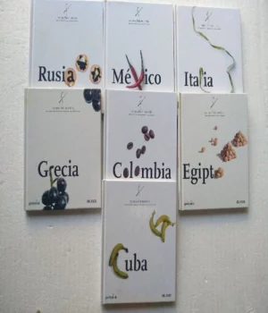 7 COCINA EL PAIS: RUSIA, MEJICO, ITALIA GRECIA COLOMBIA EGIPTO CUBA ,