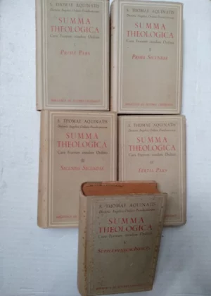 SANTO TOMAS SUMMA THEOLOGICA BAC, 5 tomos completa, buen estado