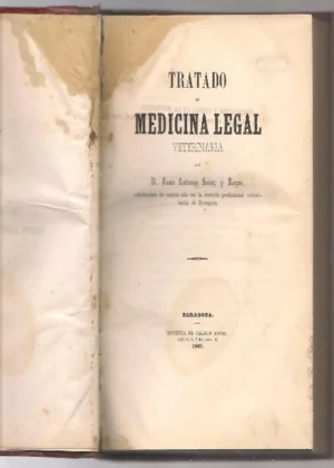 TRATADO DE MEDICINA LEGAL VETERINARIA