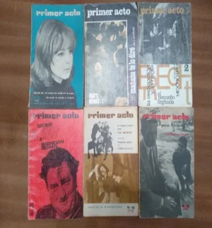 6 revistas de teatro PRIMER ACTO 63, 97, 81, 66, 68