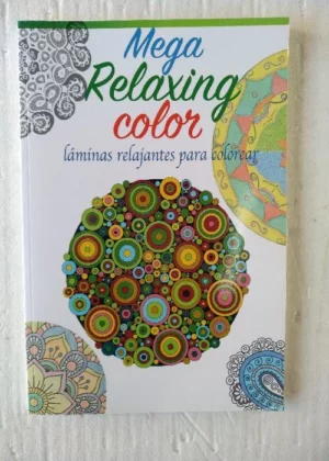 MEGA RELAXING COLOR , laminas relajantes para colorear, buen estado