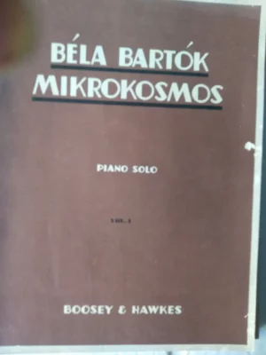 partitura original BARTOK BELA,, MIKROKOZMOSZ piano solo vol 1 ,