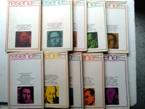 RESEÑA DE LITERATURA ARTE Y ESPECTACULOS ,40 revistas , 6 de 1974 (73,74,75) 9 de 1973 (61 a 65,67,68,69,70) 7 de 1972 (52,53,54,56,58.59,60) 10 de 1971 (41 a 50) 8 de 1970 (31,32,33,34,35,37,38,40)