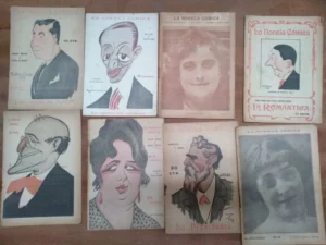 8 LA NOVELA COMICA, años 1919-20 pags, buen estado