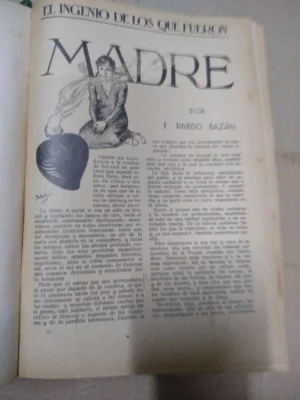 LECTURAS, revista, año 1929 completo encuadernado sin cubiertas,