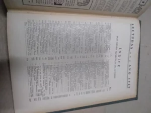 LECTURAS, revista, año 1929 completo encuadernado sin cubiertas,
