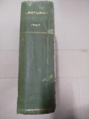 LECTURAS, revista, año 1926 completo encuadernado con cubiertas