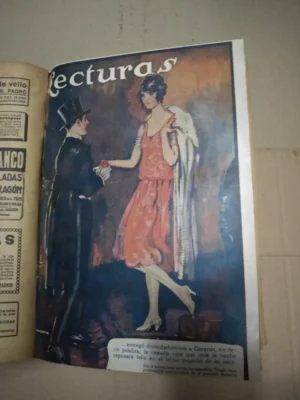 LECTURAS, revista, año 1926 completo encuadernado con cubiertas