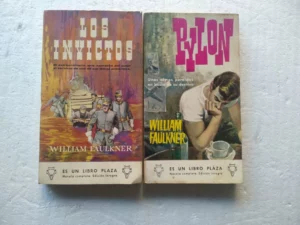 lote 2 libros WILLIAM FAULKNER , los invictos, Pylon, ,