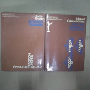 lote 2 libros ENSAYOS PLANETA, estudios cidianos, Mio Cid estudios de endocritica,
