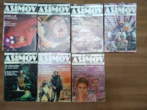 lote 7 ISAAC ASIMOV MAGAZINE nº 1,4,5,7,11,12,14