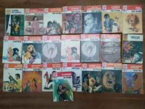 lote 22 novelas POLICIACO bolsilibro Bruguera