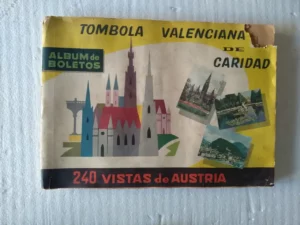 TOMBOLA VALENCIANA DE CARIDAD AUSTRIA album boletos completo
