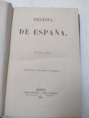 REVISTA DE ESPAÑA