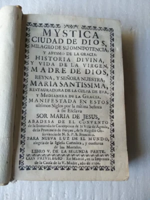 MYSTICA CIUDAD DE DIOS ,tomo I (10h+ 471 pags) II(5h+ 428 pags) III (5h+ 455pags) V (4h+ 477pags) VI (4h+790 pags) VII( 5h+ 572pags)
