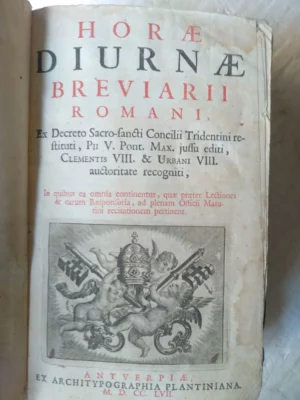 HORAE DIURNAE BREVIARII ROMANI concilii tridentini