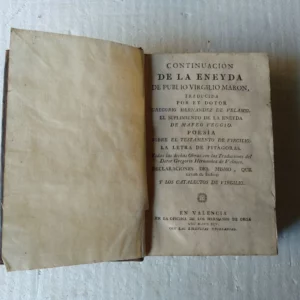 CONTINUACION DE LA ENEYDA DE PUBLIO VIRGILIO MARON suplimento de La Eneyda de MAFEO VEGGIO POESIA SOBRE EL TESTAMENTO DE VIRGILIO