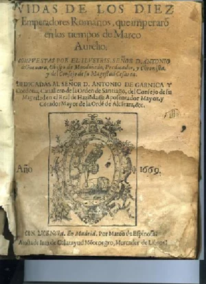 VIDAS DE LOS DIEZ EMPERADORES ROMANOS QUE IMPERARON EN LOS TIEMPOS DE MARCO AURELIO