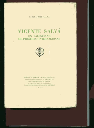 VICENTE SALVÁ UN VALENCIANO DE PRESTIGIO INTERNACIONAL