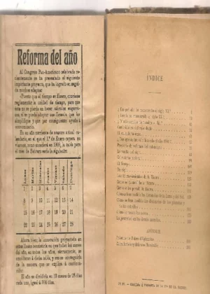 CURIOSIDADES DE LA CIENCIA (el calendario romano y el cismatico) (lleva pegados recortes de periodico sobre la reforma del calendario)