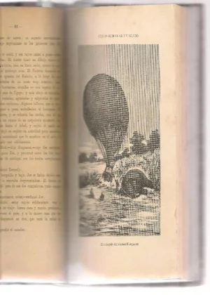 MARTIN PAZ/ UNA EXPERIENCIA DEL DR OX/ CINCO SEMANAS EN GLOBO DE ZANZIBAR AL PAIS DE LOS CANIBALES (2 VOLS) / EL CHANCELLOR, DIARIO DEL PASAJERO J.R.KAZALLON