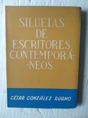 SILUETAS DE ESCRITORES CONTEMPORANEOS