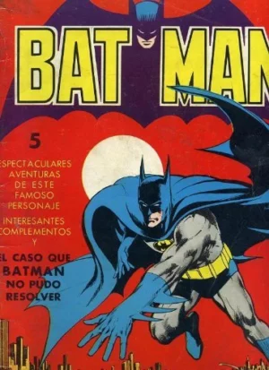 BAT MAN, 5 ESPECTACULARES AVENTURAS