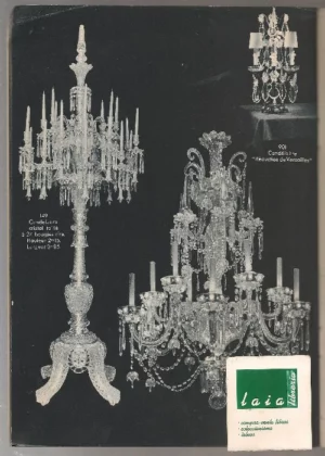 BACCARAT catalogo de objetos de vidrio (vajilla, de tocador, ornamentales,candeladros, lamparas )