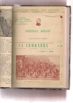 EL ACORDEONISTA revista española de orientacion mundial acordeonista, año I completo 1952