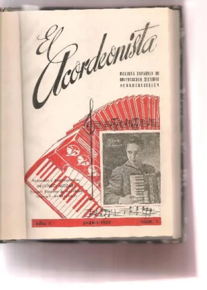 EL ACORDEONISTA revista española de orientacion mundial acordeonista, año I completo 1952
