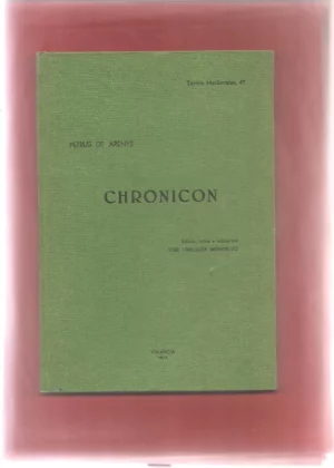 CHRONICON. ed critica de J.HINOJOSA MONTALVO