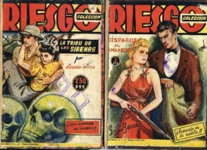 COLECCIÓN RIESGO: G.L.GOSSE- disparos al amanecer , RICHARD RIVER- la tribu de las sirenas